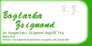 boglarka zsigmond business card